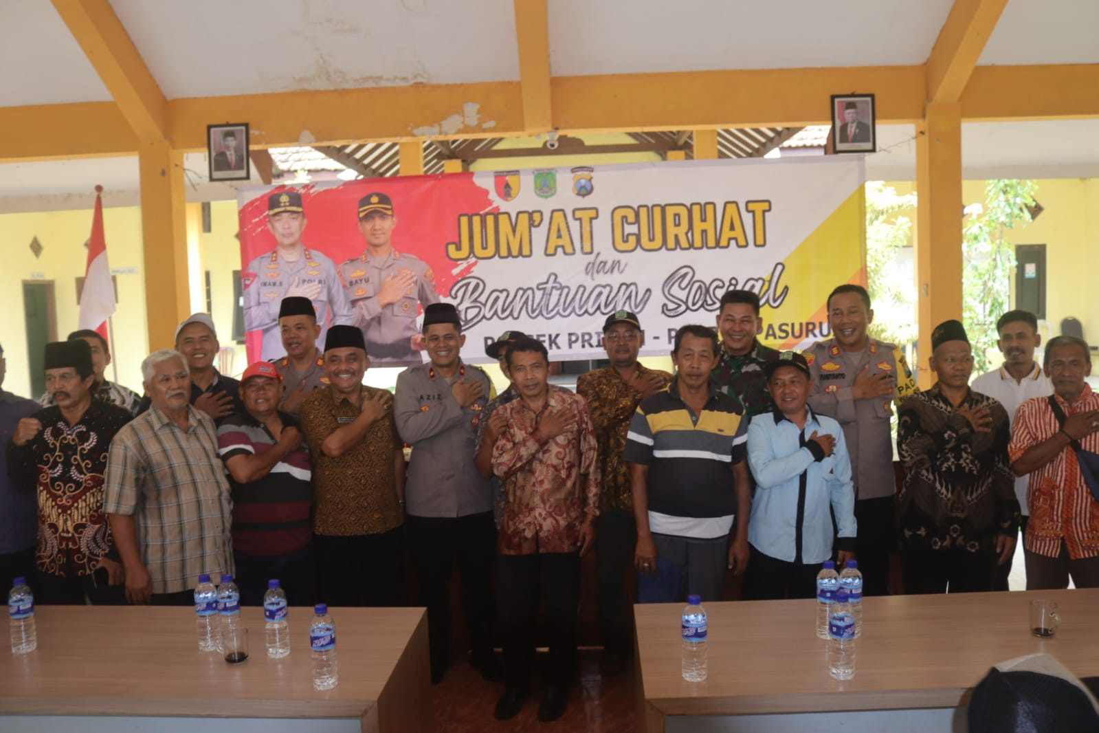 Dengarkan Keluhan Masyarakat Masyarakat, Polres Pasuruan Gelar Jum'at Curhat