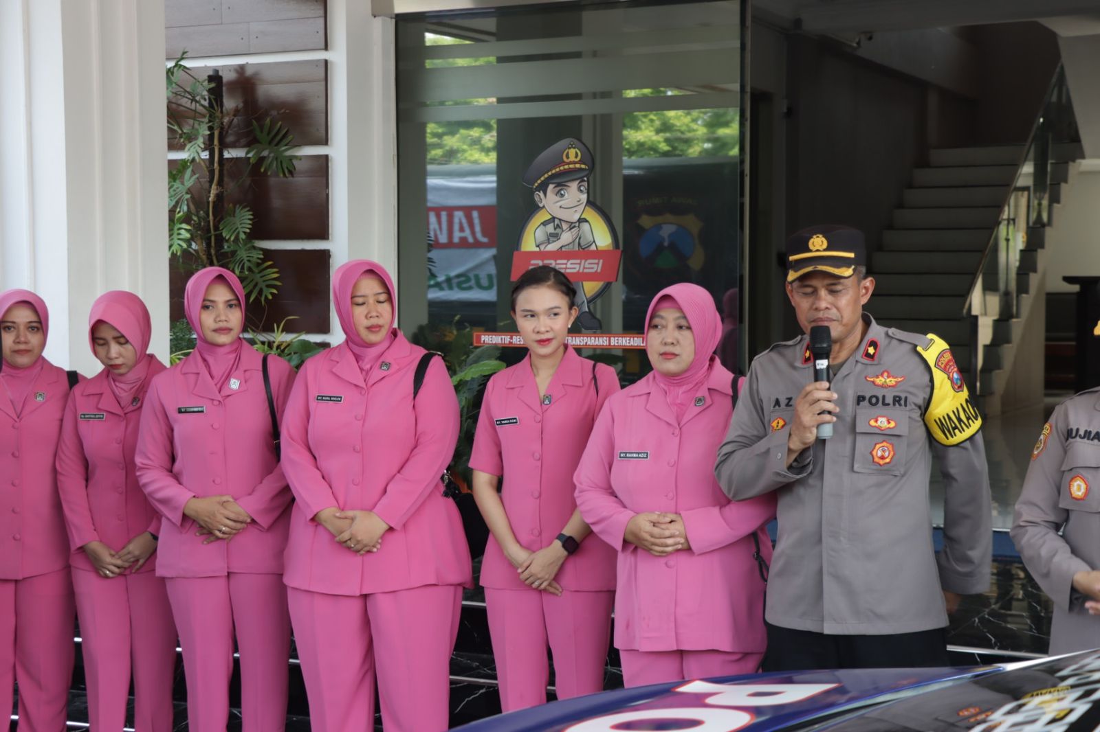 Peduli Kemanusiaan, Polres Pasuruan Berikan Bantuan Untuk Korban Gaza Palestina